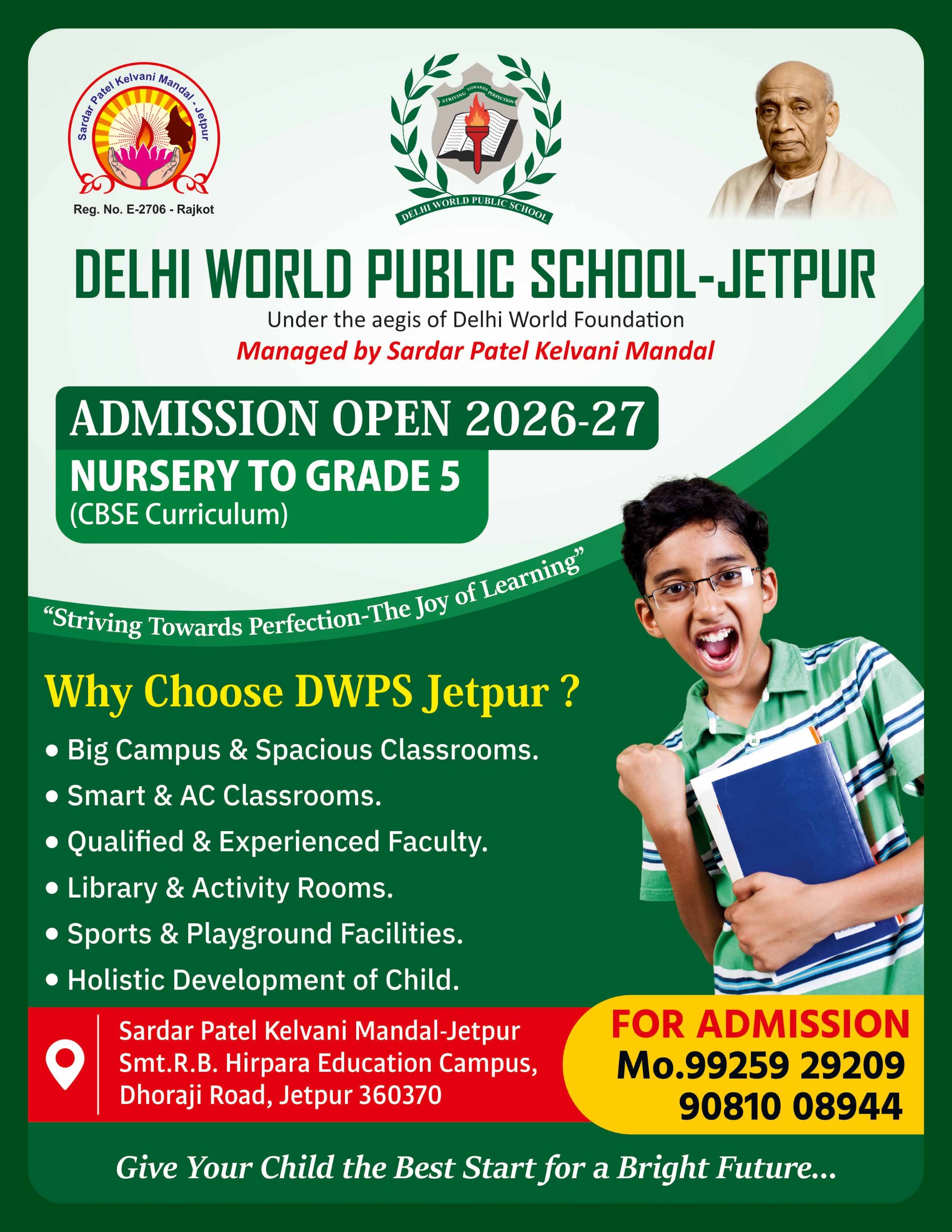Admission open announcement