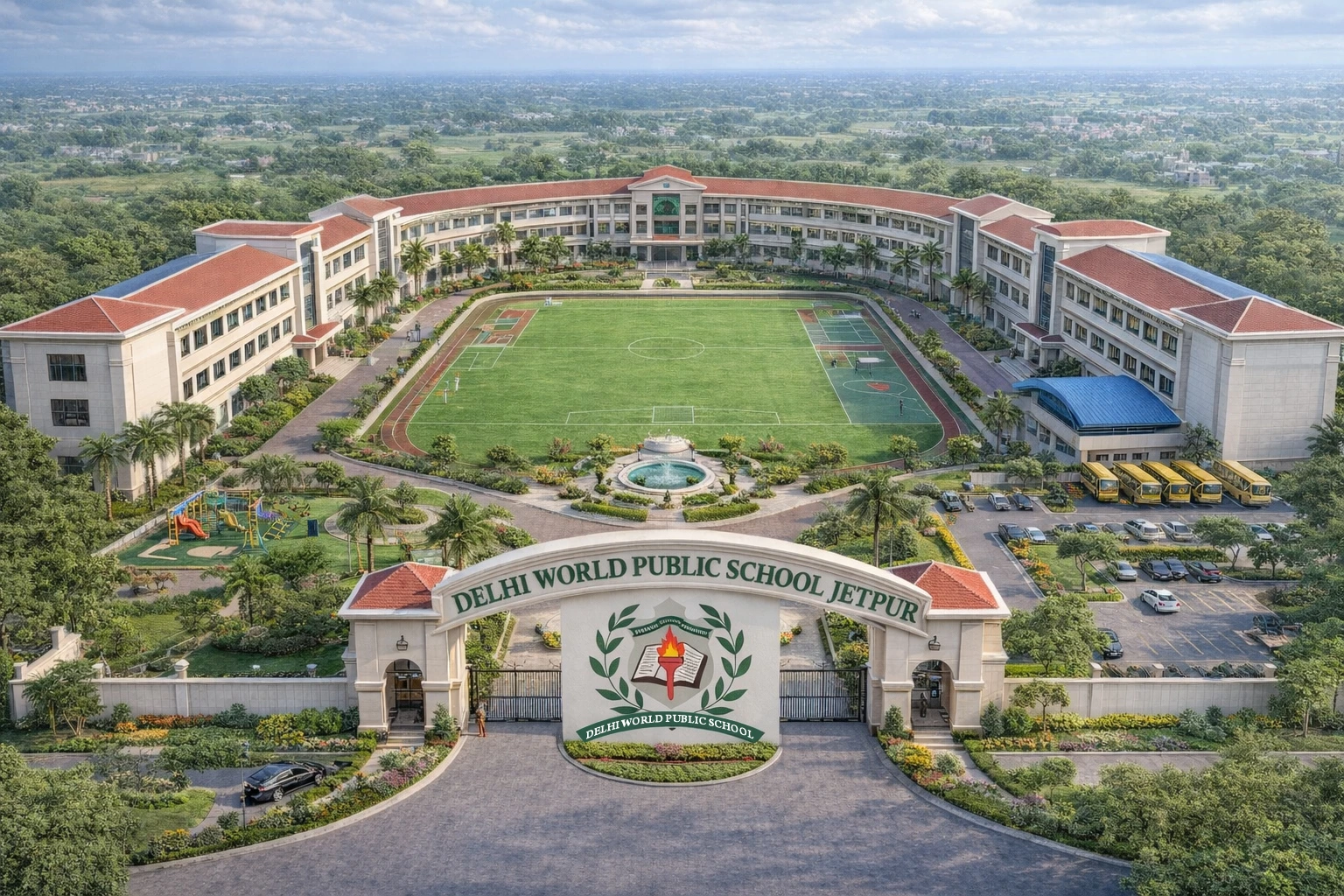 DWPS Jetpur campus building