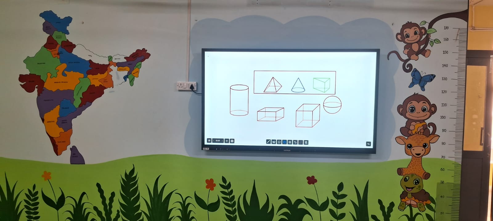 Delhi World Public School Jetpur classroom